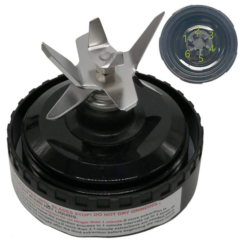 JOYSTAR شفرات بديلة من جوستار 2 قطعة لنظام الخلاط/محضر الطعام نينجا ميغا 1500 واط مع BL770A 30/BL770 30/BL773CO 30/BL771 30/BL772 30 وخلاط نينجا ألترا 1200 واط BL780 30/BL780C0 30 - Image 2
